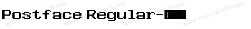 Postface Regular字体转换